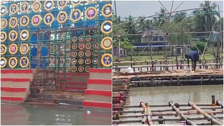 Kolkata Receives Record Rainfall; 9 Dead, Durga Puja Pandals Submerged, 30 Flights Cancelled