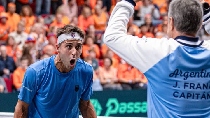 Copa Davis: Argentina le gana 2-0 a Países Bajos y quedó match point del pase al Final 8