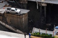 160-Foot Deep Sinkhole Forms on Busy Highway Swallowing Up 3 Vehicles