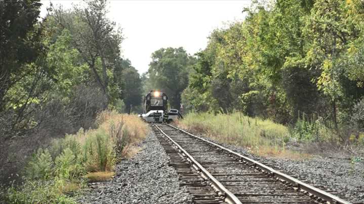 Train collides with truck in Reading