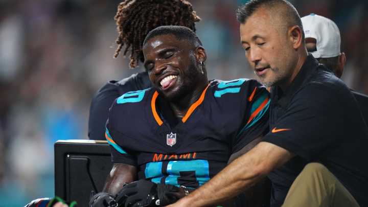 Tyreek Hill injury latest after Miami Dolphins star suffers career-threatening injury and is rushed to emergency surgery