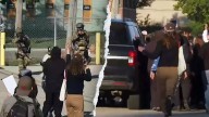 Federal agents fire pepper balls at anti-ICE protesters outside of Chicago
