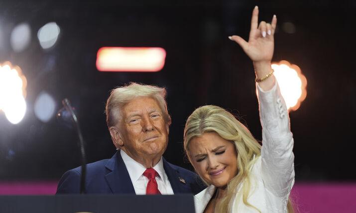 Trump calls Charlie Kirk a 'great American hero and martyr' at memorial service