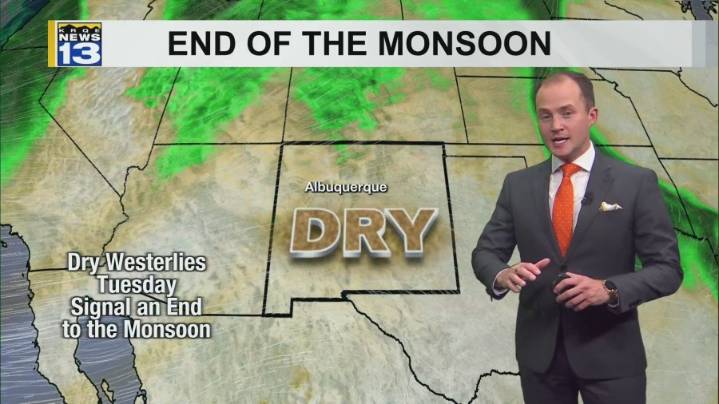 Drier, warmer weather moving into New Mexico