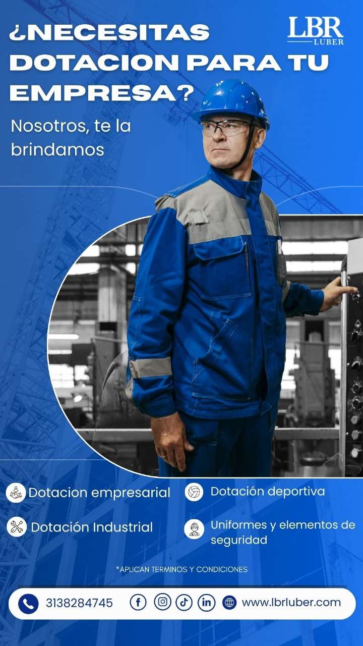 “Dotaciones hechas para durar, pensadas para tu negocio.”