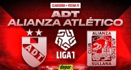 ADT vs. Alianza Atlético EN VIVO: transmisión gratis por internet vía Liga 1 MAX