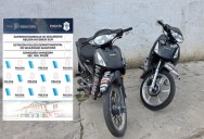 Policiales Operativos con secuestro de motovehículos