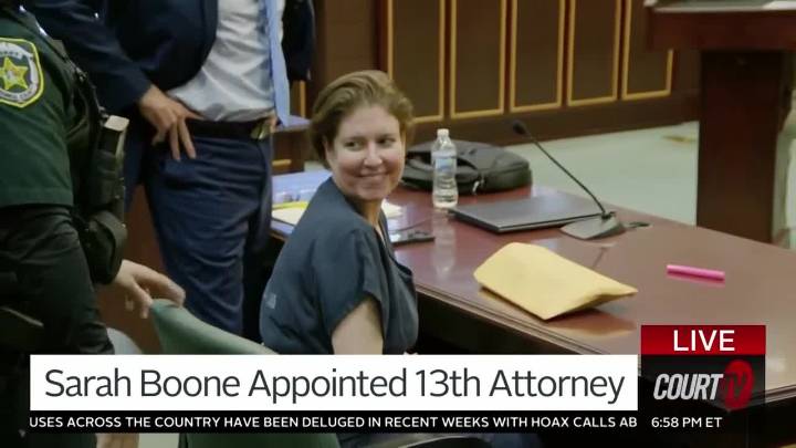 Sarah Boone Is Now on Her 13th Attorney