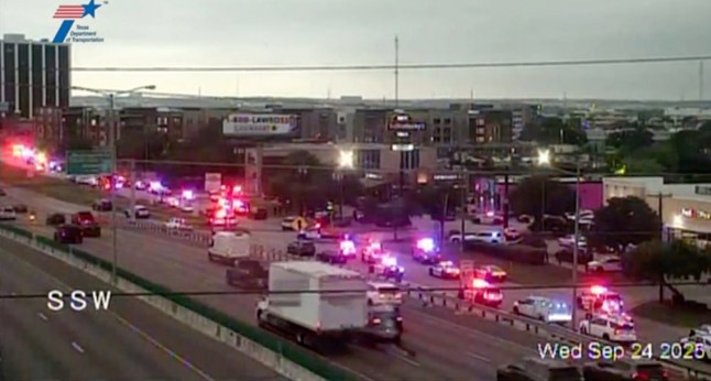 Sniper shoots at least three people held at immigration detention centre in Dallas
