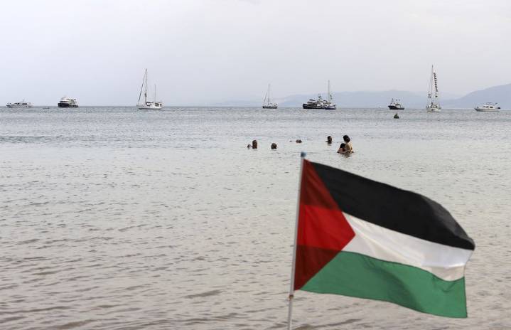 An activist flotilla on a mission to Gaza says it was attacked again in Tunisia
