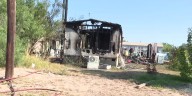 Fire leaves family without home in Pueblo Nuevo