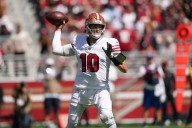 Deadspin | 49ers QB Mac Jones gives update after re-aggravating knee injury