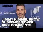 ABC suspends Jimmy Kimmel's show indefinitely after comments over Kirk assassination