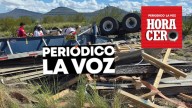 Trailero pierde la vida en volcadura en carretera estatal de Coahuila