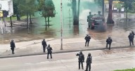 Bloqueos de encapuchados generan graves problemas de movilidad en Bogotá