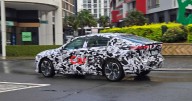 Mazda 6e EV liftback spied in right-hand drive ahead of expected Australian launch