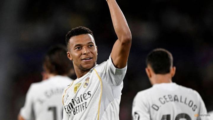Mbappe and Vinicius shine as Real Madrid dispatch Levante 4