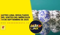 Astro Luna: resultados del sorteo del martes 10 de septiembre