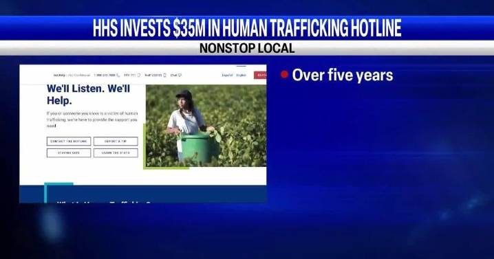 Health and Human Services invests $35M to enhance national human trafficking hotline