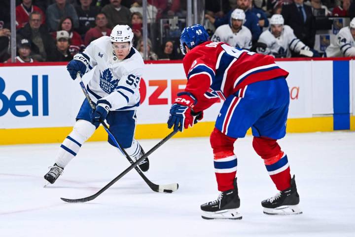 Easton Cowan may be forcing his way onto the Maple Leafs: 'There’s a lot of upside there'