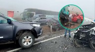 Tragedia en Pasamayo: choque de 14 vehículos deja heridos y autos destrozados en la vía Panamericana Norte