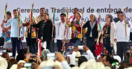 Indígenas entregan bastones de mando a nuevos ministros de la Corte
