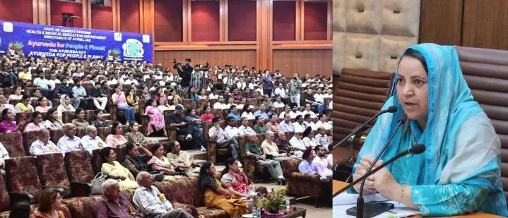 Launch holistic public awareness campaigns across J&K on benefits of Ayurveda, Ayurvedic medicines: Skina Itoo To Admin