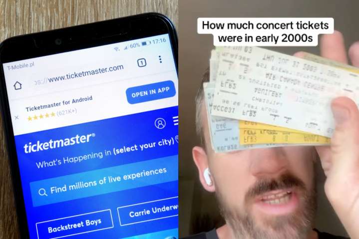 This is how cheap Ticketmaster prices were in Canada in the 2000s