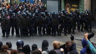 Riot police clash with 'Block Everything' protesters in Paris