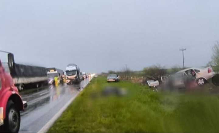 Otro siniestro fatal en la ruta 5: un muerto y tres heridos tras un choque