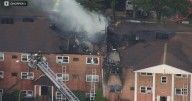 3-alarm apartment fire burning in Bristol Township, Pennsylvania