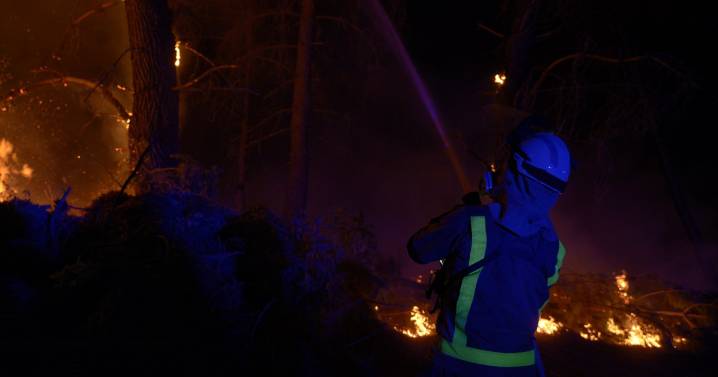 El viento dificulta el fuego de Orense, mientras en Zamora y Navarra mejora la situación