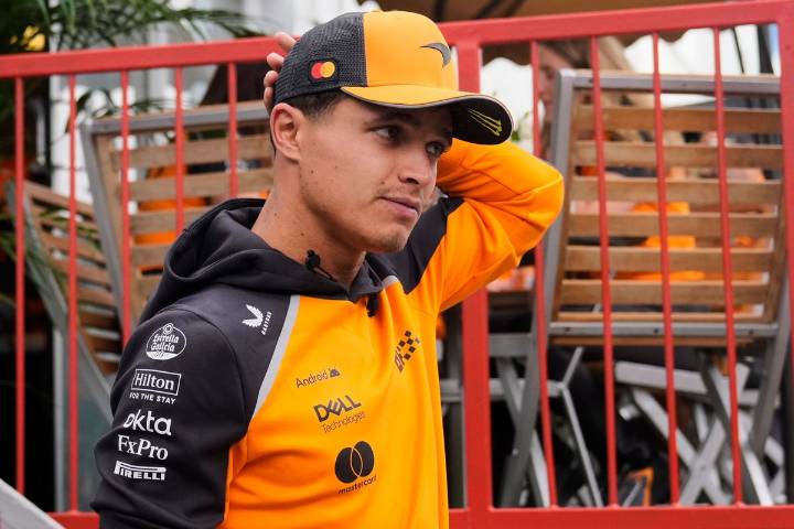 Lando Norris cannot cash in on Oscar Piastri crash and has to settle for seventh