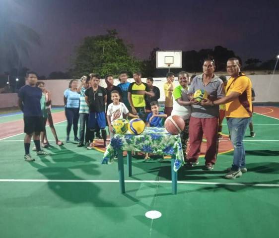 Transformación integral: rehabilitada la cancha Manzul Zorilla en Delta Amacuro