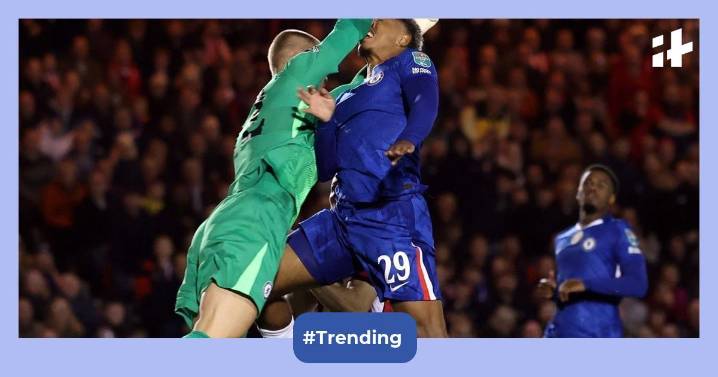 Carabao Cup: Chelsea' Jorgensen accidentally punches Fofana