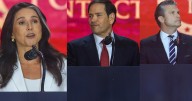 Tulsi Gabbard, Marco Rubio and Pete Hegseth speak at Charlie Kirk memorial