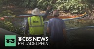 Tanker truck oil spill cleanup continues in Delaware County, Pa.