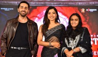 Thama team meets press in Hyderabad ahead of release