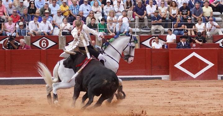 Exhibición de rejoneo en La Glorieta a cargo de Diego Ventura, Rui Fernandes y Sergio Galán