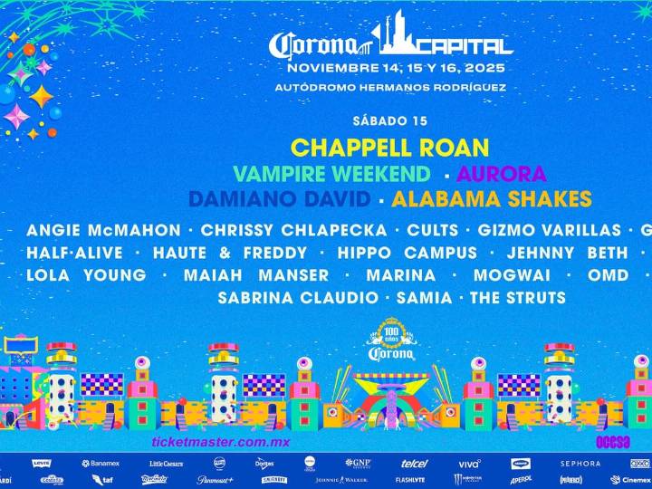 Chappell Roan brillará este 15 de noviembre en Corona Capital 2025 en la CDMX