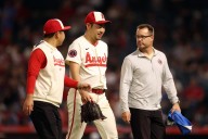 Angels’ Yusei Kikuchi leaves with forearm cramp in victory over Royals
