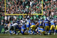 Field goal blocks steal the spotlight at the end of Sunday's early slate of games