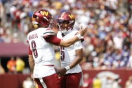 Deadspin | Signs point to Marcus Mariota starting for Commanders for injured Jayden Daniels