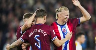 Erling Haaland scores 5 with stitches as Norway routs Moldova 11