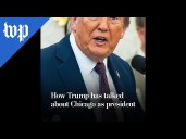 How Trump has escalated his rhetoric about Chicago
