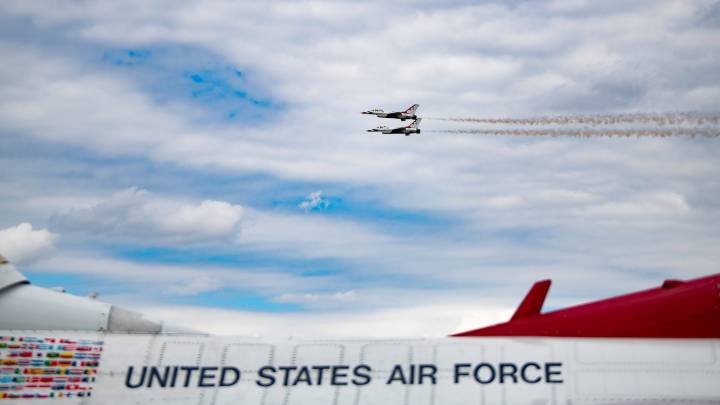 Photos: U.S. Air Force Thunderbirds arrive in Pueblo.