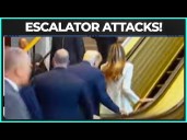 Trump LOSES IT Over A Malfunctioning Escalator