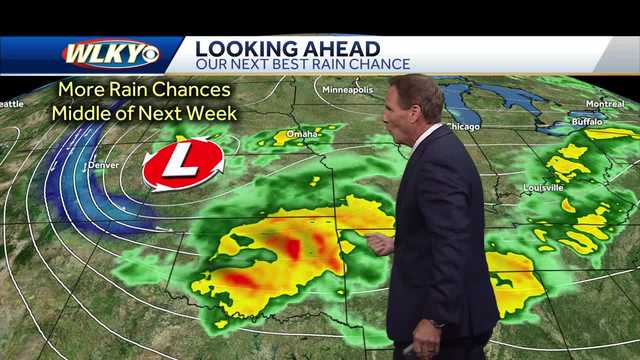 More warm and dry weather to close out the work