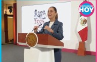 Resuena el Grito feminista en el Salón Tesorería durante la mañanera