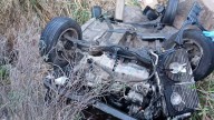 Fatal accidente en las Altas Cumbres: un hombre murió tras caer 200 metros con su auto